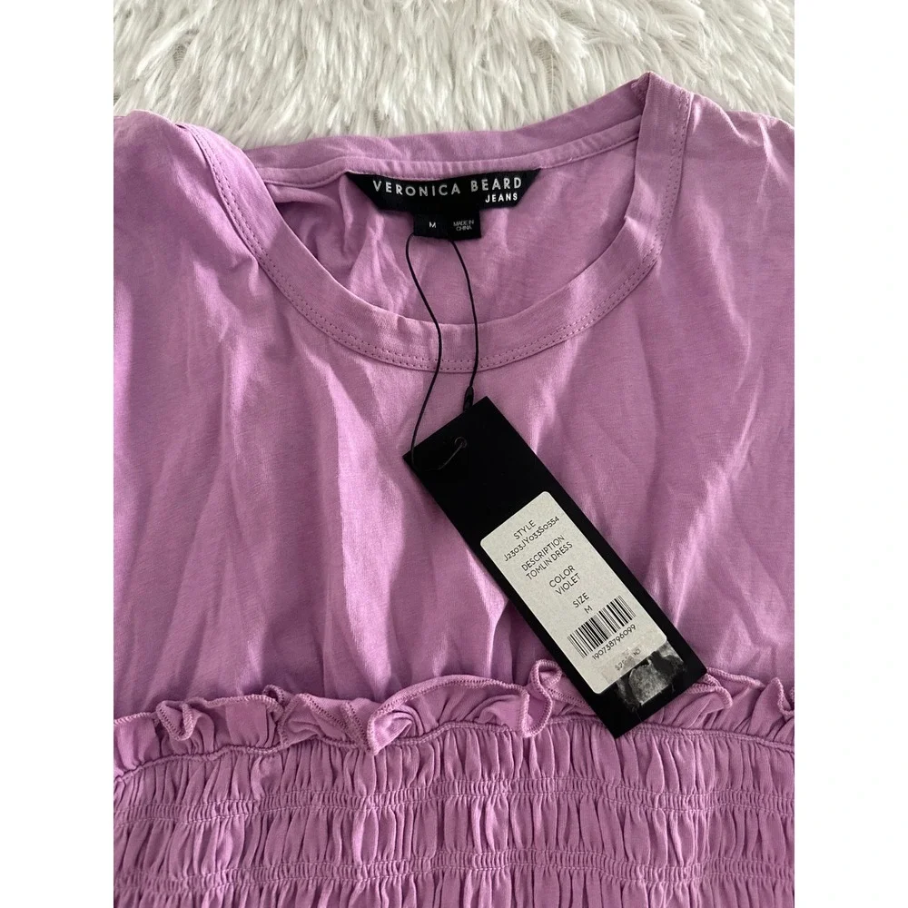 Nwt‎ Veronica Beard Tomlin Violet Dress sz M Medium